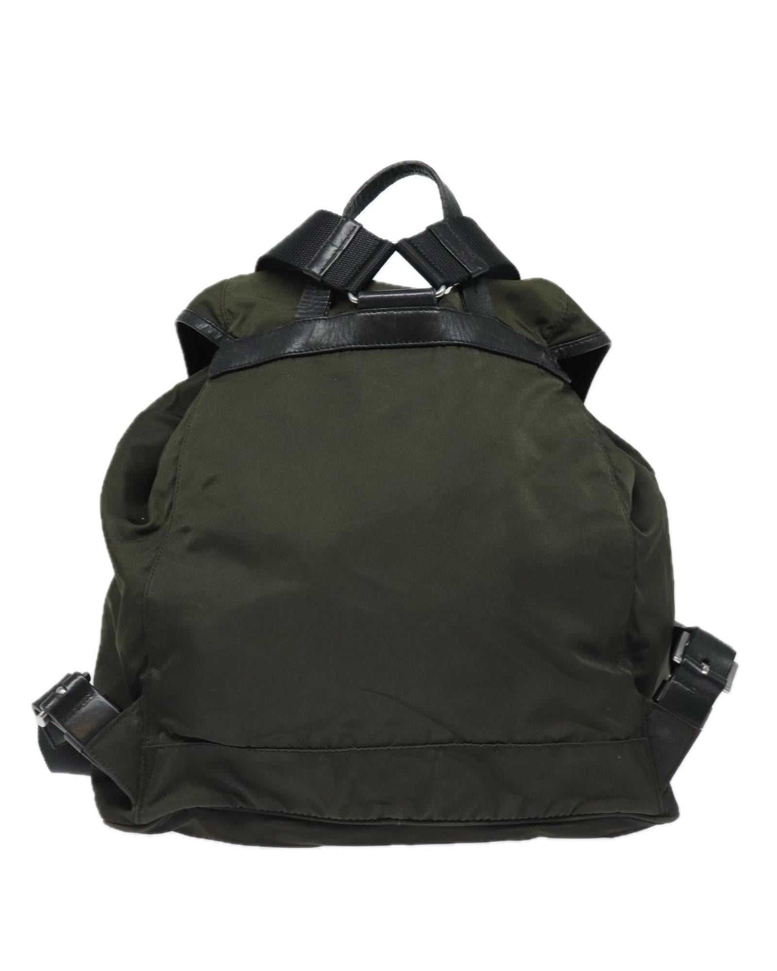 Zaino in nylon con sacchetto antipolvere