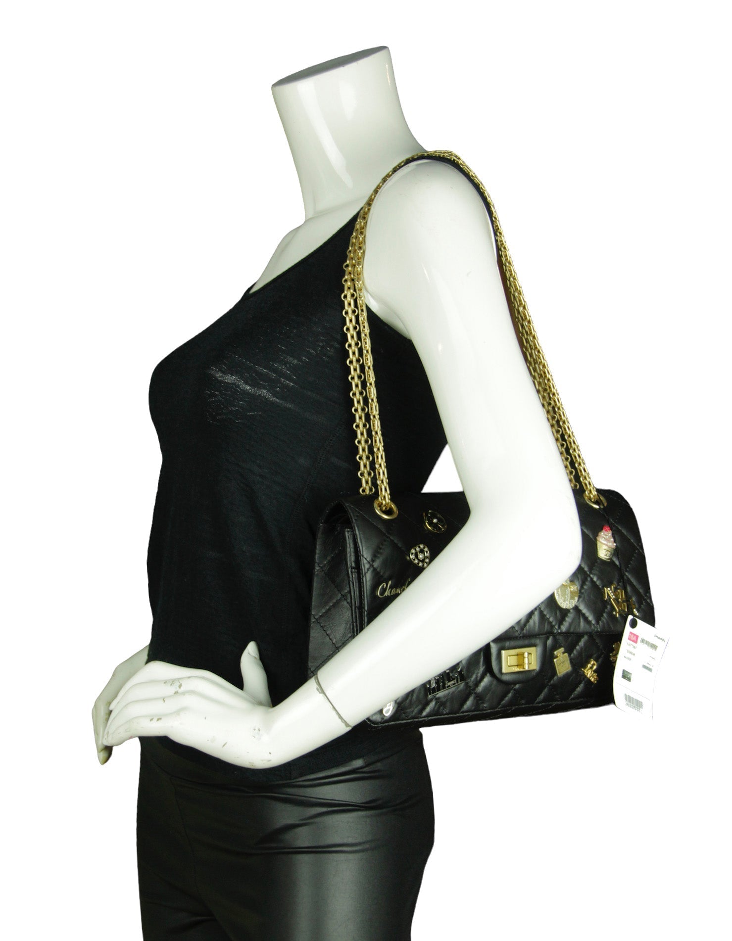 Chanel Nero 57th St NYC Lucky Charms 226 Reissue Borsa a patta
