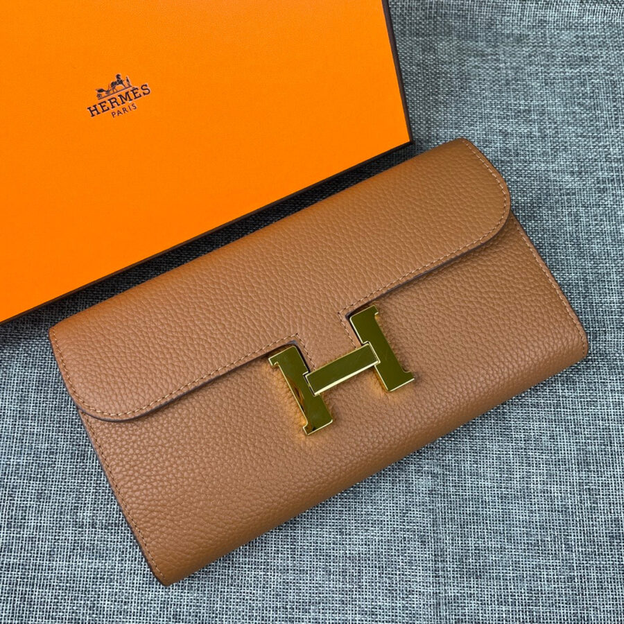 Hermes Constance gold bag – front view