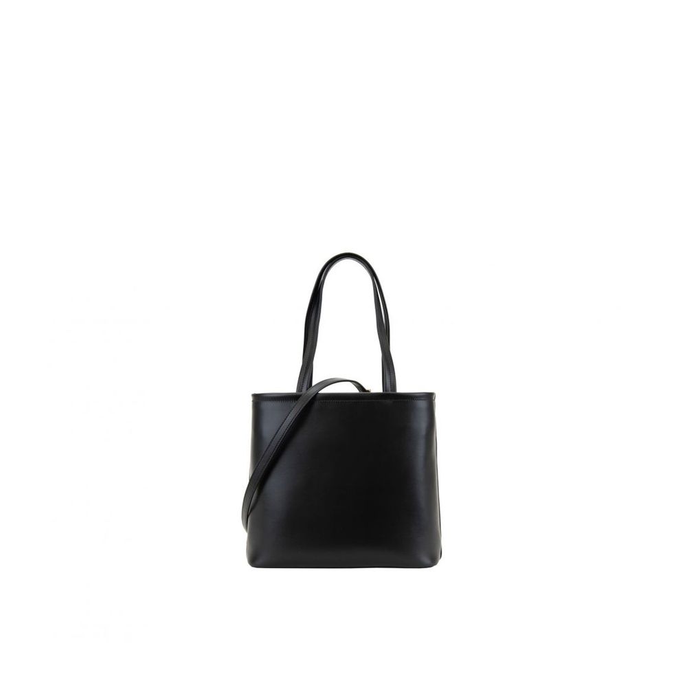 Prada Logo Leather Tote Bag