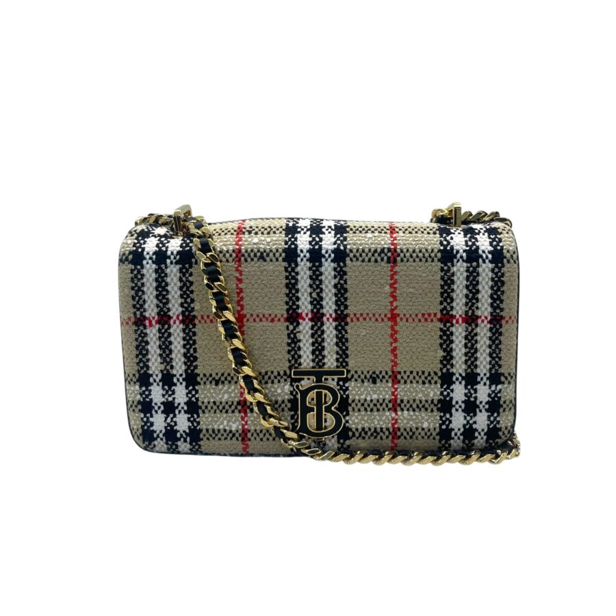 Burberry Beige Lola Small Crossbody Bag | Studio Nafay