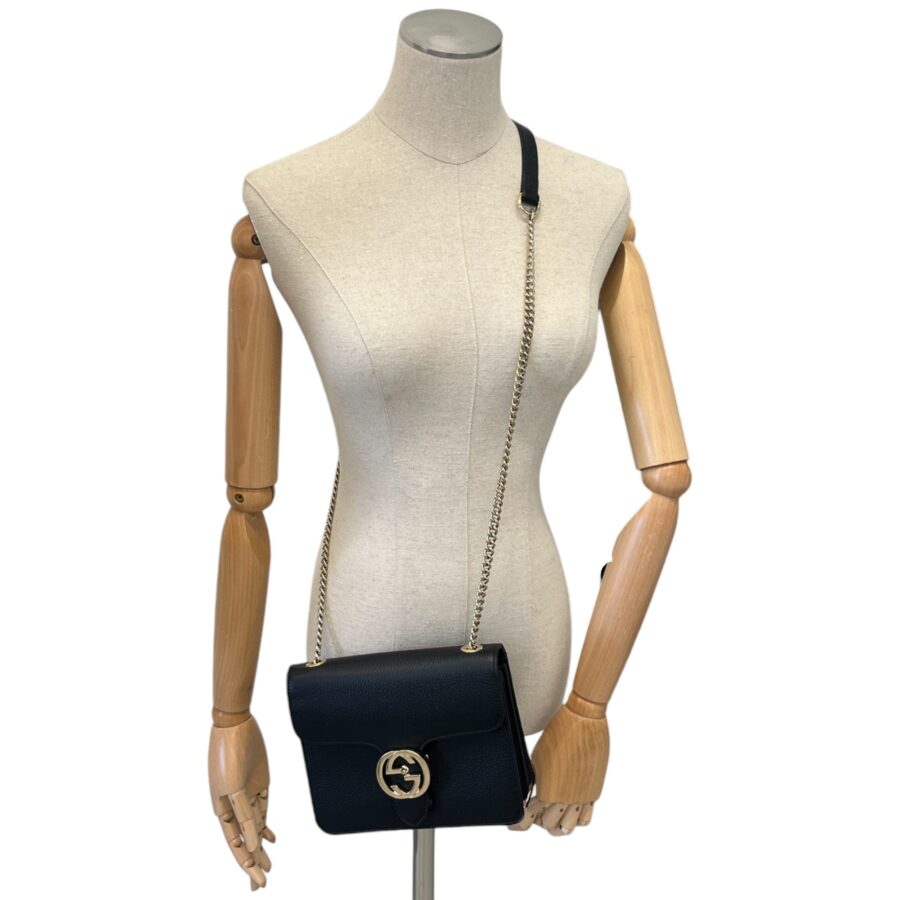 Women's Interlocking Gg Bag Black | Studio Nafay