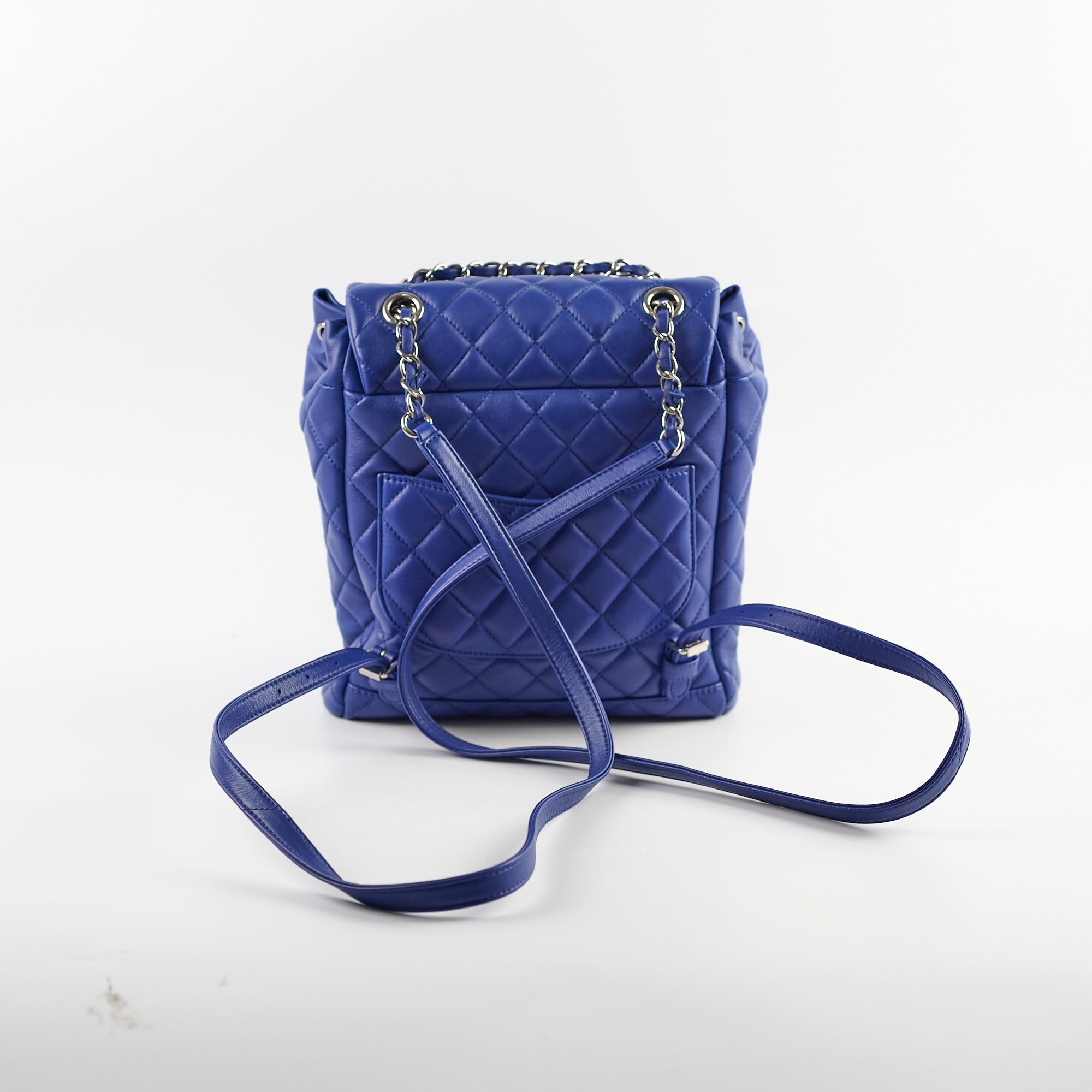 Chanel Backpack Royal Blue Lambskin (22 Series)