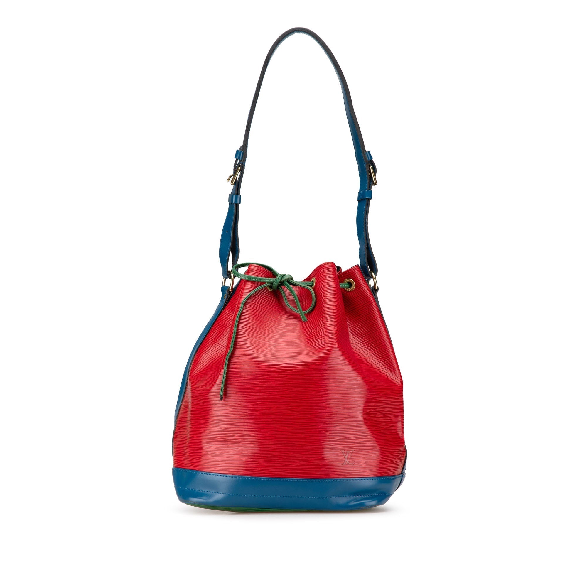 Red Louis Vuitton Epi Tricolor Noe GM Secchiello