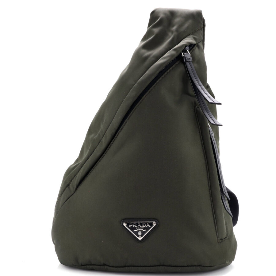 Zip Sling Backpack Re-Nylon | Studio Nafay