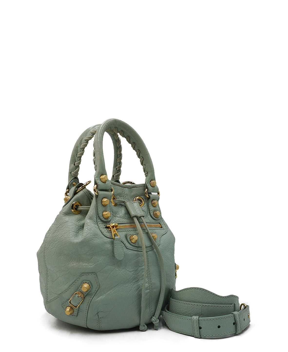 Pompon City Bucket Bag Mint - Immagine del prodotto 2
