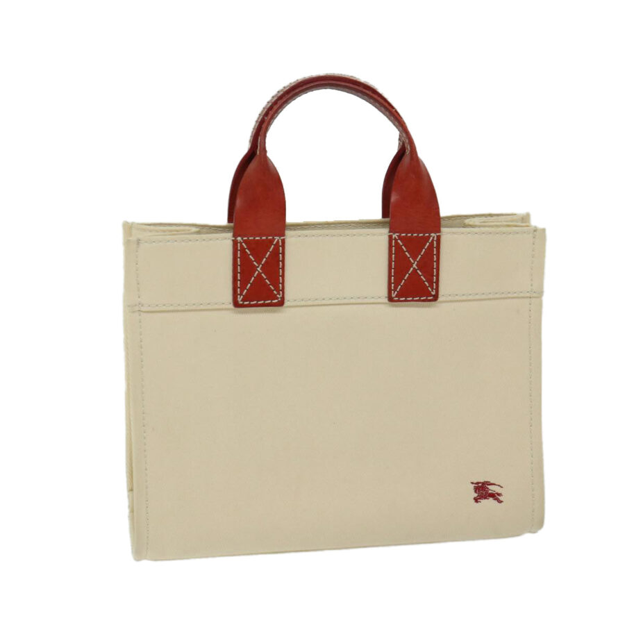 BURBERRY Blue Label Hand Bag Canvas Beige Auth bs12954 | Studio Nafay