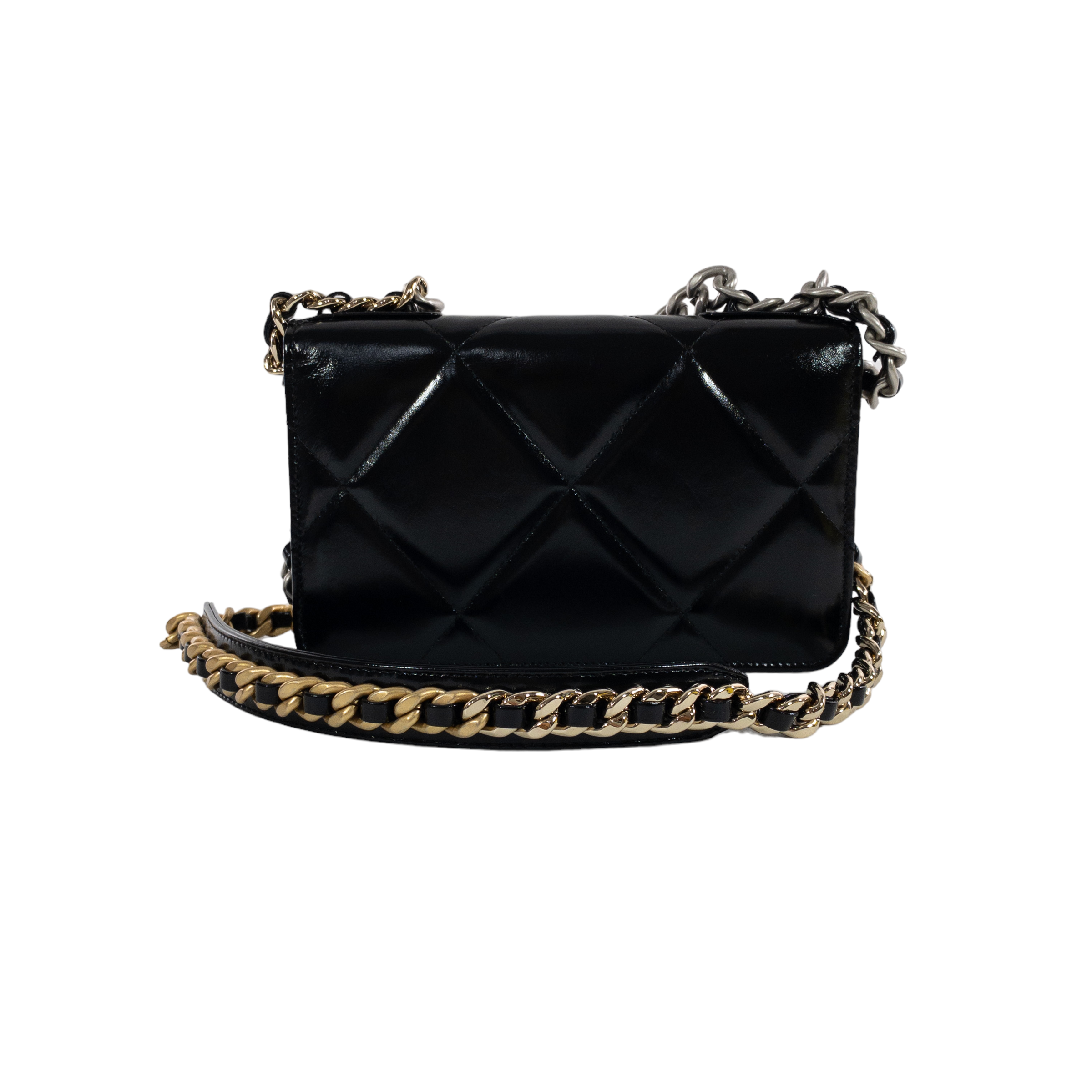 Chanel handbag black – front view