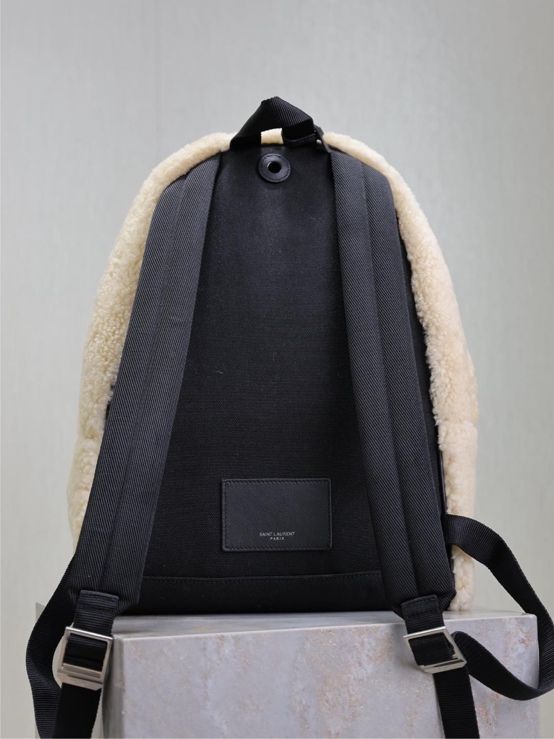 CITY BACKPACK 35 IN Beige SHEARLING