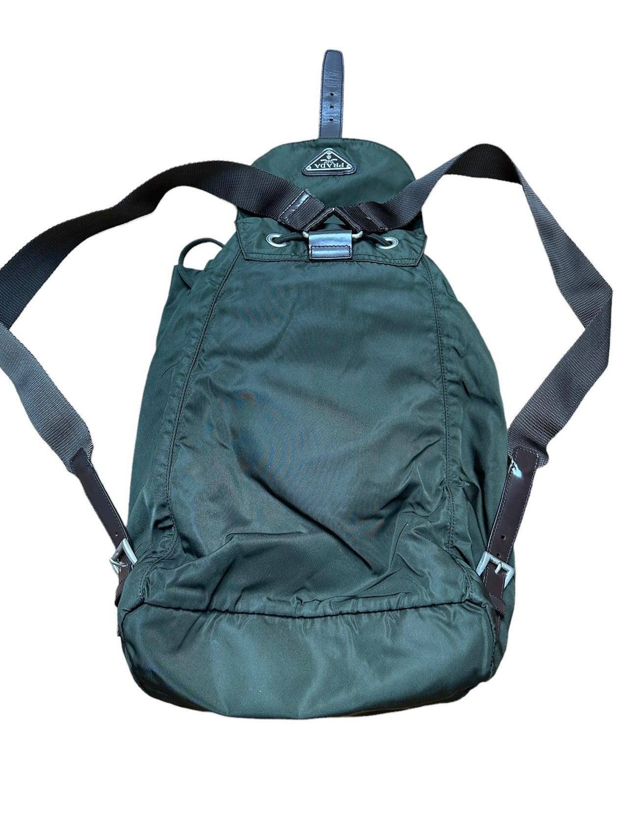 Zaino Prada Buckle Verde