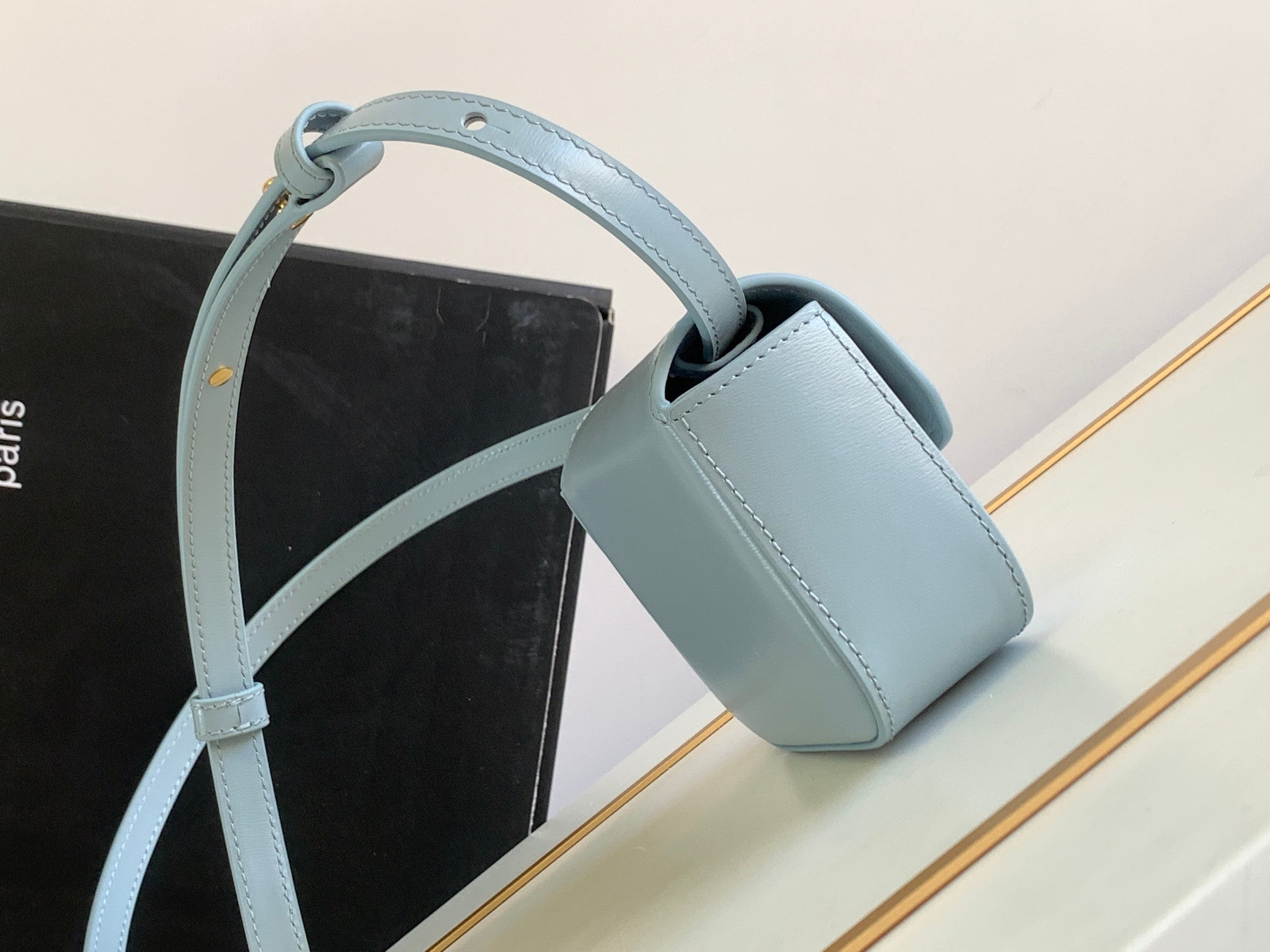 TEEN Triomphe 11CM Light Blu Pelle di vitello